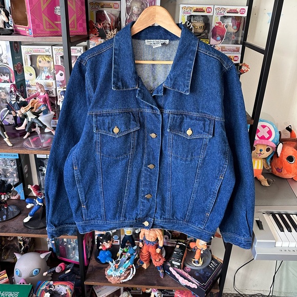 Jackets & Blazers - Vintage Coach In Four Seasons Indigo Blue Denim Jacket Women’s M
